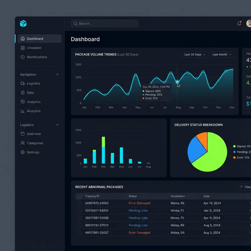 数据分析大屏界面